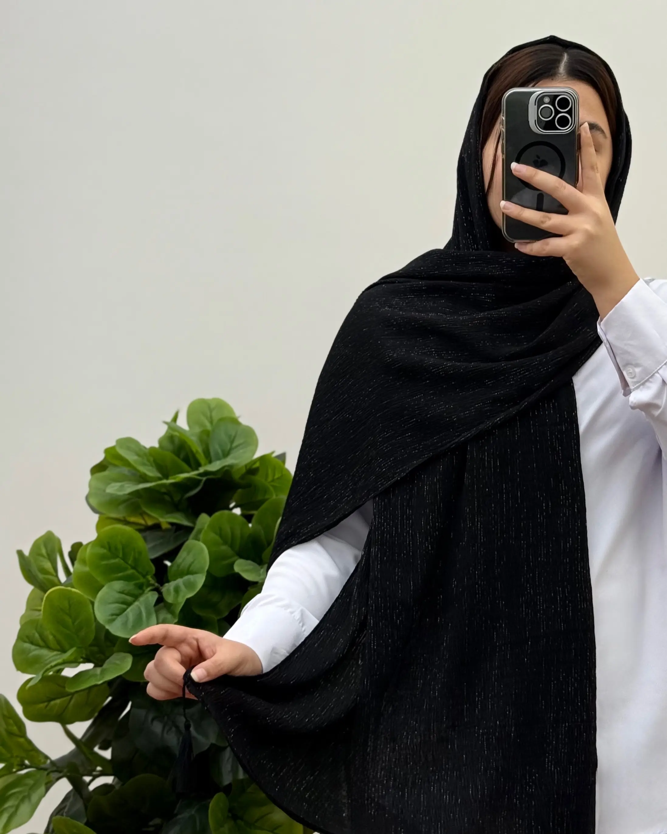 شال نخی لمه دار